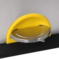 Songmics Poubelle Bosset III - Acier / Polypropylène - Argenté / Noir -Rangements Soldes 1000254606 210326 08451000549 DETAILS P000000001000254606