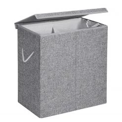 Songmics Panier à linge Bellou - Lin - Gris -Rangements Soldes 1000254997 210326 08452000643 DETAILS P000000001000254997