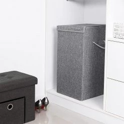 Songmics Panier à linge Auxonne - Lin - Gris -Rangements Soldes 1000255109 210326 08453200744 MOOD DETAILS P000000001000255109 mood