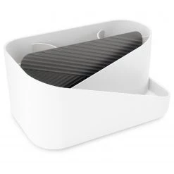 Umbra Organiseur Glam - Polystyrène / Silicone - Blanc / Gris -Rangements Soldes 1000255644 210330 14362800041 DETAILS P000000001000255644