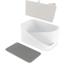 Umbra Organiseur Glam - Polystyrène / Silicone - Blanc / Gris -Rangements Soldes 1000255644 210330 14363000043 DETAILS P000000001000255644
