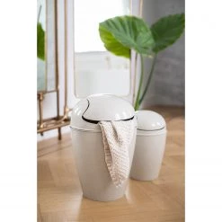 Koziol Poubelle de salle de bain Del Recycled - Beige - Capacité : 12 L -Rangements Soldes 1000255838 210330 11275700030 MOOD DETAILS P000000001000255838 mood