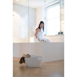 Koziol Panier Bottichelli - Matière plastique - Bleu -Rangements Soldes 1000255852 210330 11275900069 MOOD DETAILS P000000001000255852 mood