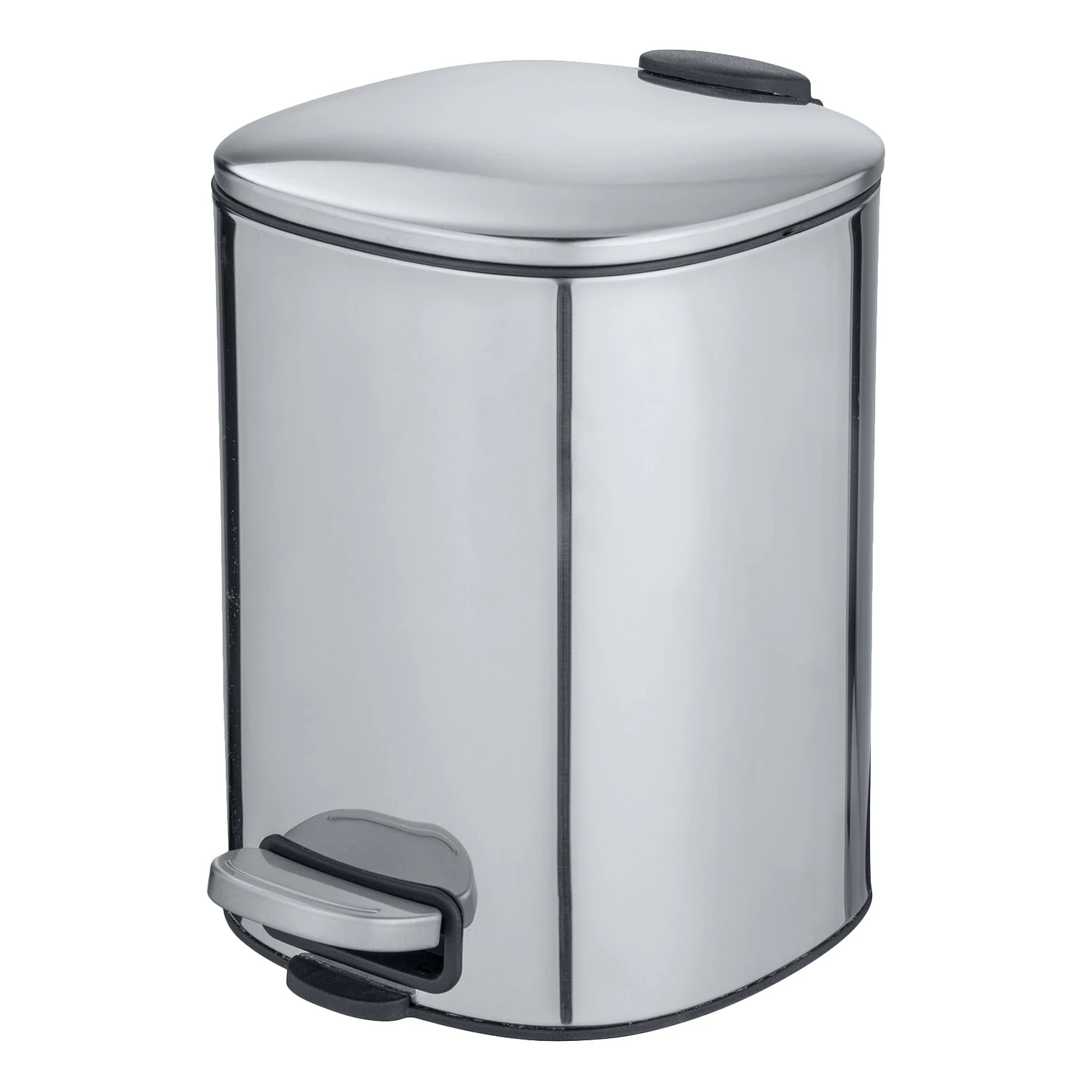 WENKO Poubelle Alassio - Argenté 3 WENKO Poubelle Alassio - Argenté