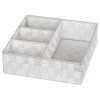 WENKO Organizer Adria III - Polypropylène - Blanc -Rangements Soldes 1000271154 210608 11181200354 IMAGE P000000001000271154