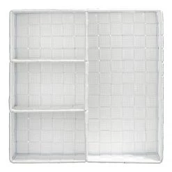 WENKO Organizer Adria III - Polypropylène - Blanc -Rangements Soldes 1000271154 210608 11182200365 DETAILS P000000001000271154