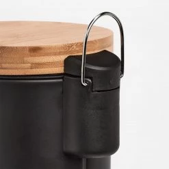 Zeller Poubelle salle de bain Charlson 3L - Noir -Rangements Soldes 1000273721 210615 06564200097 DETAILS P000000001000273721