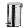 WENKO Poubelle Spiro - Acier - Contenance : 3 L - Argenté