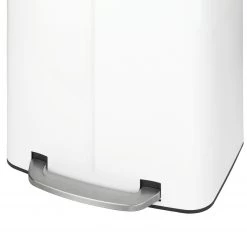 WENKO Poubelle Easy-Close Primo - Acier - Contenance : 40 L - Blanc -Rangements Soldes 1000274016 210618 14061600112 DETAILS P000000001000274016