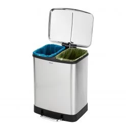 WENKO Poubelle Studio Easy-close Duo -Rangements Soldes 1000274025 210618 14061800132 DETAILS P000000001000274025