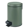 WENKO Poubelle Leman 3 L - Acier - Contenance : 3 L - Vert -Rangements Soldes 1000274047 210618 14062200179 IMAGE P000000001000274047