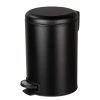 WENKO Poubelle Leman Easy Close - Acier - Noir - Capacité : 12 L -Rangements Soldes 1000274054 210618 14062300198 IMAGE P000000001000274054