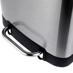 WENKO Poubelle Studio Easy-close - Acier - Mat - Capacité : 30 L -Rangements Soldes 1000274079 210618 14062800244 DETAILS P000000001000274079