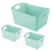 Koziol Boîtes de rangement Boxxx (3 éléments) - Matière plastique - Turquoise 1 Koziol Boîtes de rangement Boxxx (3 éléments) - Matière plastique - Turquoise -Rangements Soldes 1000282775 210805 15490400025 IMAGE P000000001000282775