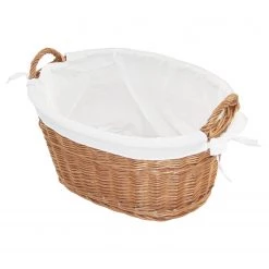 Flechtwaren Müller Panier à linge Oregon I - Osier - Beige / Blanc - 58 x 30 cm -Rangements Soldes 1000283407 210831 12453200211 DETAILS P000000001000283407