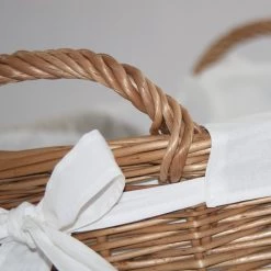 Flechtwaren Müller Panier à linge Oregon I - Osier - Beige / Blanc - 58 x 30 cm -Rangements Soldes 1000283407 210831 12453200213 DETAILS P000000001000283407