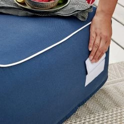 Jahnke Fauteuil Air Lounge II (gonflable) - Polyester - Bleu marine -Rangements Soldes 1000285228 210810 13591800007 DETAILS P000000001000285228