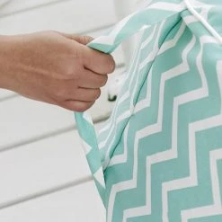 Jahnke Pouf Air Sit Wave (gonflable) - Polyester - Turquoise -Rangements Soldes 1000285236 210810 13592000047 DETAILS P000000001000285236