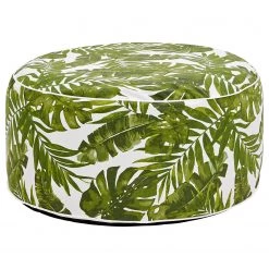 Jahnke Pouf Air Sit Blatt (gonflable) - Polyester - Vert