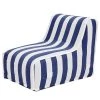Jahnke Fauteuil Air Lounge III (gonflable) - Polyester - Bleu / Blanc -Rangements Soldes 1000285239 210810 13592100063 IMAGE P000000001000285239