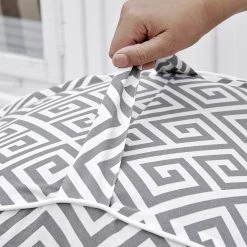 Jahnke Pouf Air Sit Greco (gonflable) - Polyester - Gris -Rangements Soldes 1000285242 210810 13592100074 DETAILS P000000001000285242