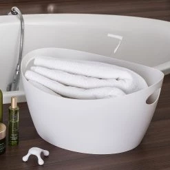 Koziol Paniers Bottichelli III (lot de 2) - Résine thermoplastique - Blanc -Rangements Soldes 1000294506 211007 14445800077 MOOD DETAILS P000000001000294506 mood