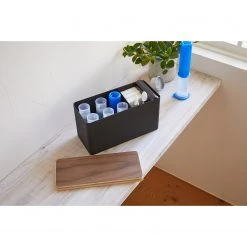 Yamazaki Boîte de rangement Rin - Acier / Contreplaqué - Noir -Rangements Soldes 1000318546 220107 16173900292 MOOD DETAILS P000000001000318546 mood