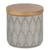 WENKO Boîte Tupian - Céramique / Bambou - Gris -Rangements Soldes 1000333133 220218 010 IMAGE P000000001000333133