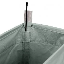 WENKO Panier à linge Corno I - Polyester / Polypropylène - Gris -Rangements Soldes 1000333234 220218 034 DETAILS P000000001000333234