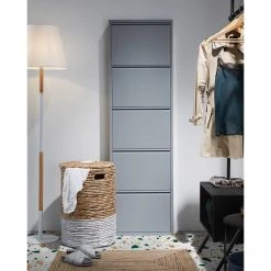 Twentyfour Paniers à linge Mast (lot de 2) - Feuille de plante - Naturel / Blanc -Rangements Soldes 1000333470 220217 021 MOOD DETAILS P000000001000333470 mood