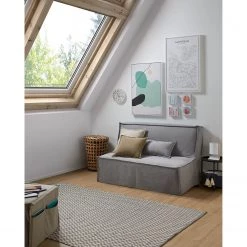 Twentyfour Paniers à linge Cumberland (lot de 2) - Feuille de plante - Naturel / Noir -Rangements Soldes 1000333478 220217 022 MOOD DETAILS P000000001000333478 mood