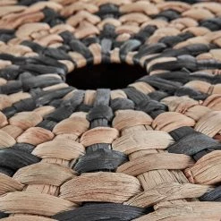 Twentyfour Paniers à linge Cumberland (lot de 2) - Feuille de plante - Naturel / Noir -Rangements Soldes 1000333478 220217 040 DETAILS P000000001000333478