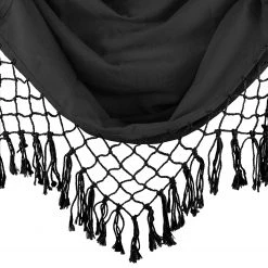 FLHF Fauteuil suspendu Goty - Coton / Polyester - Noir -Rangements Soldes 1000333747 220329 064 DETAILS P000000001000333747