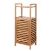 Butlers Étagère avec panier à linge BIG BAMBOO - Bambou / MDF - Naturel