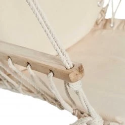 Butlers Fauteuil suspendu BABOON - Platane / Tissu mélangé - Beige -Rangements Soldes 1000339701 220315 033 DETAILS P000000001000339701