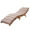Butlers Chaise longue SUN WAVER - Partiellement en acacia massif - Marron -Rangements Soldes 1000341333 220317 010 IMAGE P000000001000341333