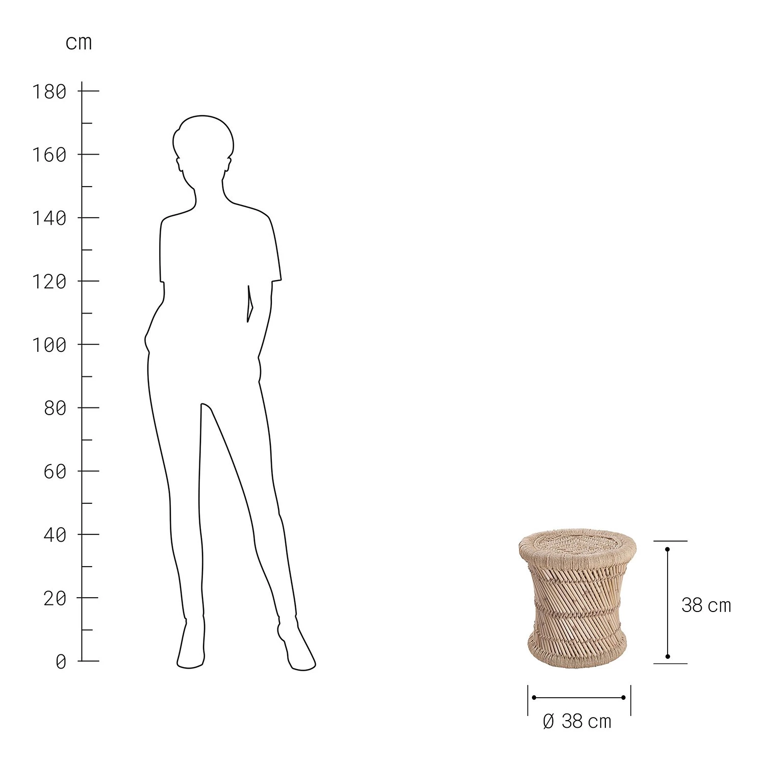 Butlers Repose-pieds ETHNO LODGE - Bambou / Jute - Naturel 8 Butlers Repose-pieds ETHNO LODGE - Bambou / Jute - Naturel – Image 6