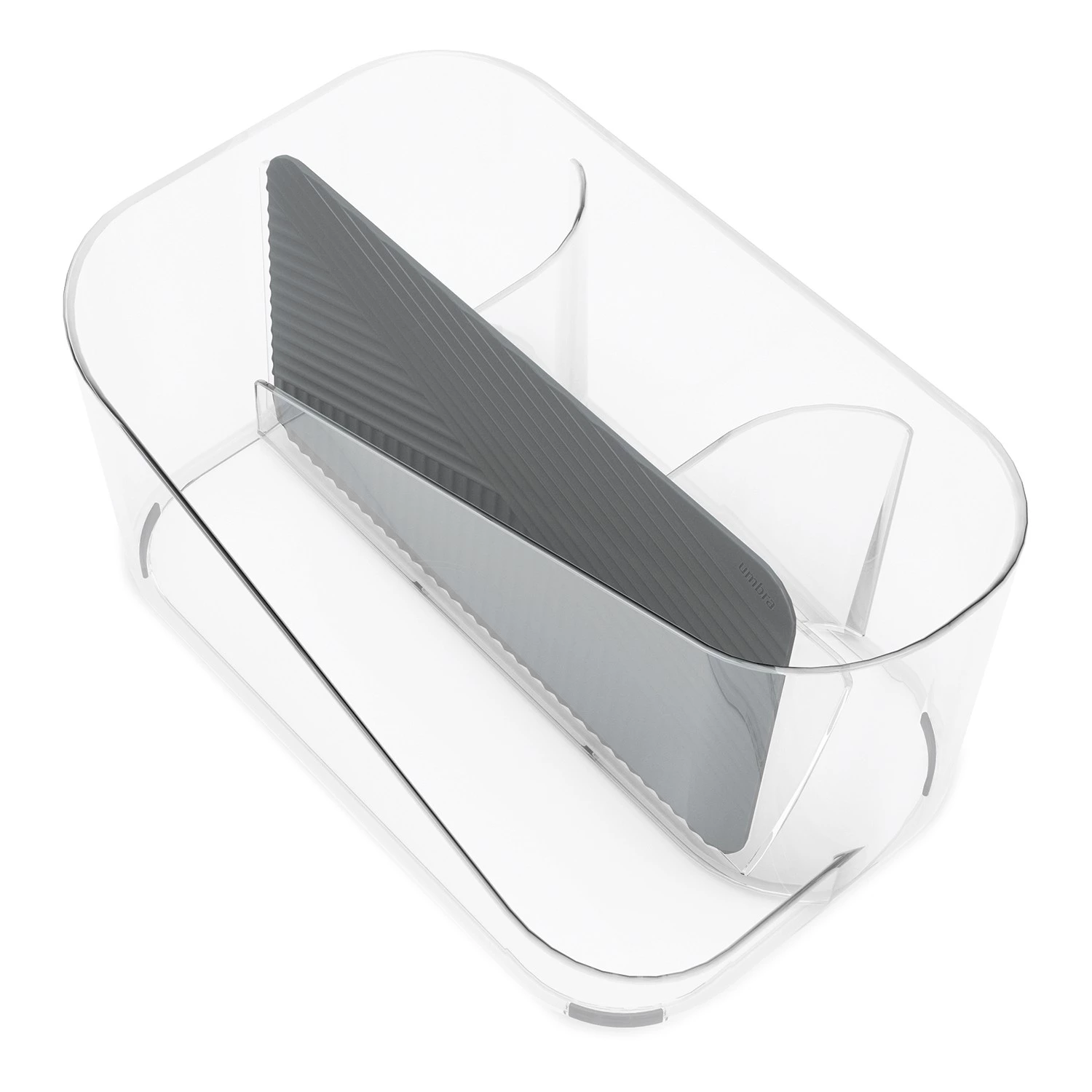 Umbra Organiseur SDB Glam - Polypropylène / Silicone - Transparent 8 Umbra Organiseur SDB Glam - Polypropylène / Silicone - Transparent – Image 6