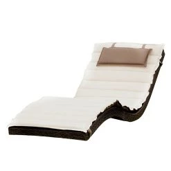 Merxx Chaise longue Piacenza - Polyrotin marron