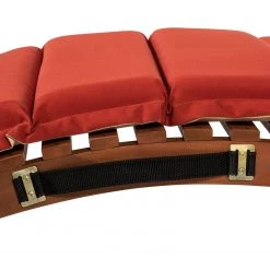 Merxx Chaise longue Ipanema I - Eucalyptus massif / Textile rouge -Rangements Soldes liege ipanema eukalyptus massiv textil rot 1823634