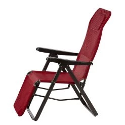 Best Freizeitmöbel Chaise longue Lugano - Tube en acier / Ergotex - Anthracite / Bordeaux 8 Best Freizeitmöbel Chaise longue Lugano - Tube en acier / Ergotex - Anthracite / Bordeaux -Rangements Soldes liegestuhl lugano stahlrohr ergotex anthrazit bordeaux 1367557