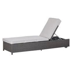 Jardi Chaise longue Paradise Lounge I - Polyrotin gris