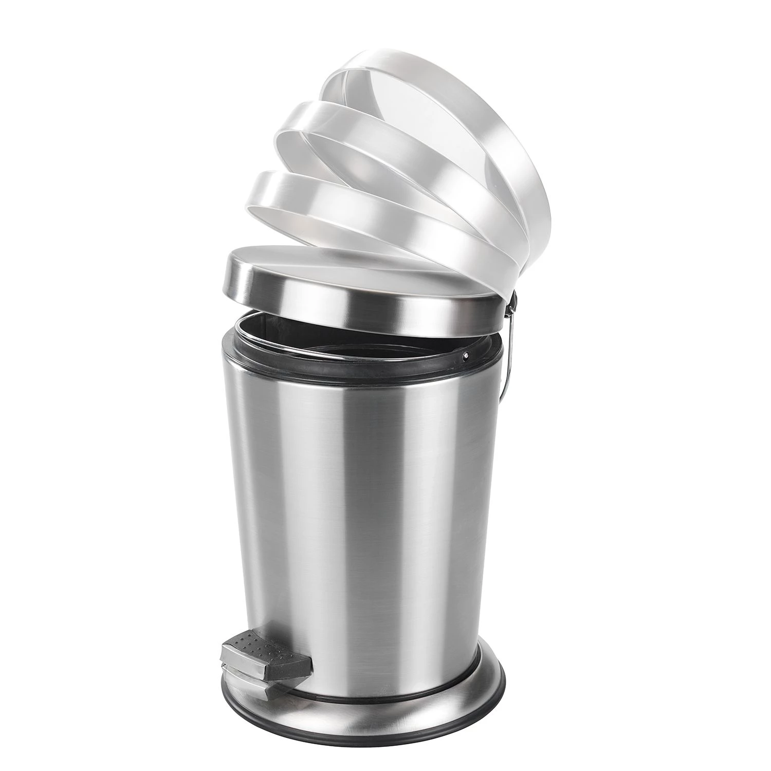 WENKO Poubelle à pédale Easy-Close II - Acier inoxydable 4 WENKO Poubelle à pédale Easy-Close II - Acier inoxydable – Image 2