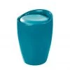 WENKO Panier à linge tabouret Candy - Turquoise -Rangements Soldes waeschehocker candy tuerkis 2953969