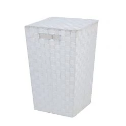 Flechtwaren Müller Corbeille à vêtements Nanda - Blanc