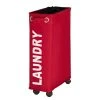 WENKO Panier à linge Corno - fibre synthétique - Rouge -Rangements Soldes waeschesammler corno rot 3034021