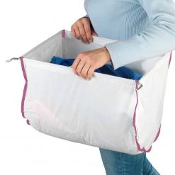 WENKO Panier à linge Escala - Blanc -Rangements Soldes waeschesammler escala weiss 2956409